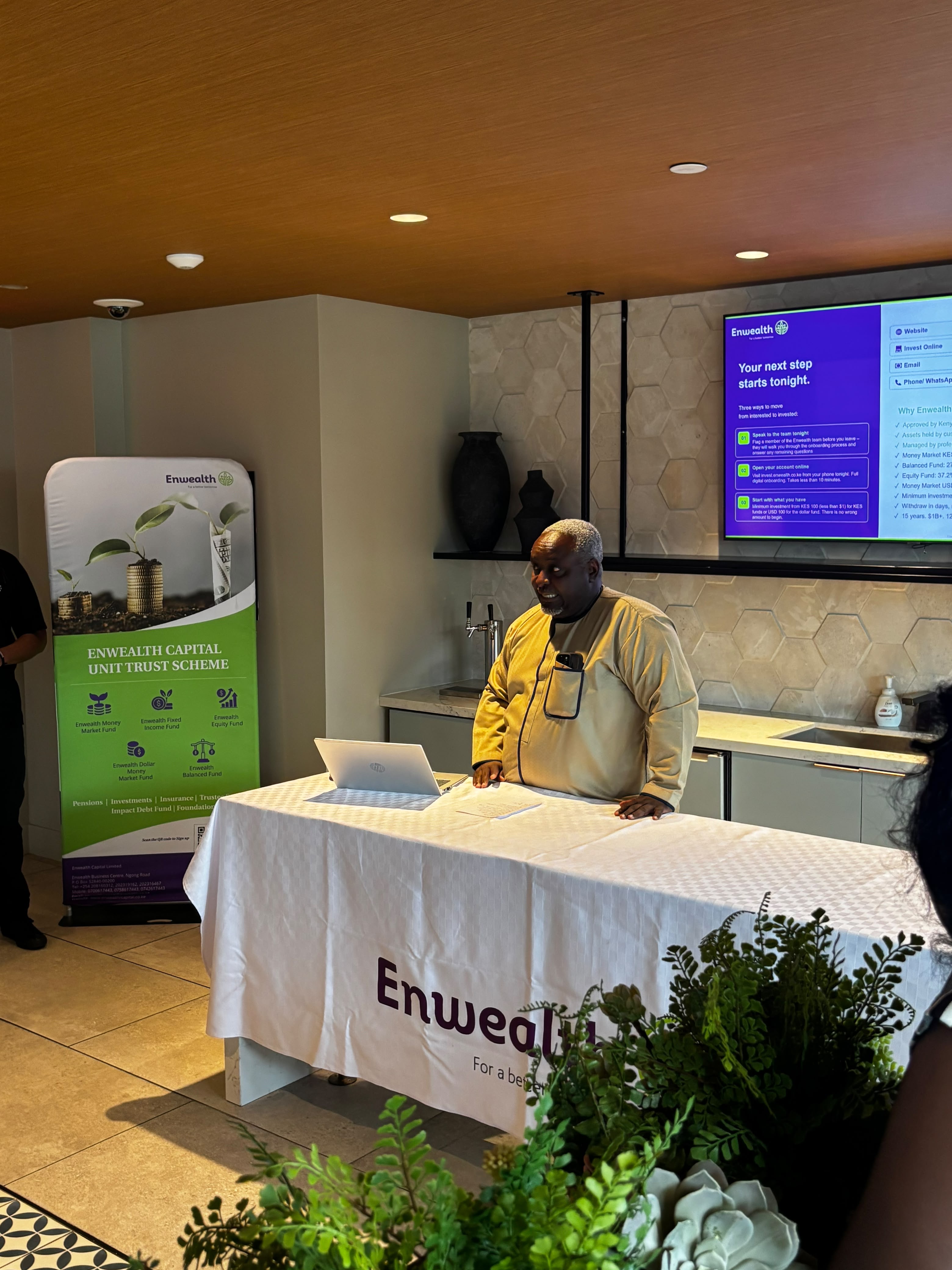 Speaker at Enwealth USA tour presentation
