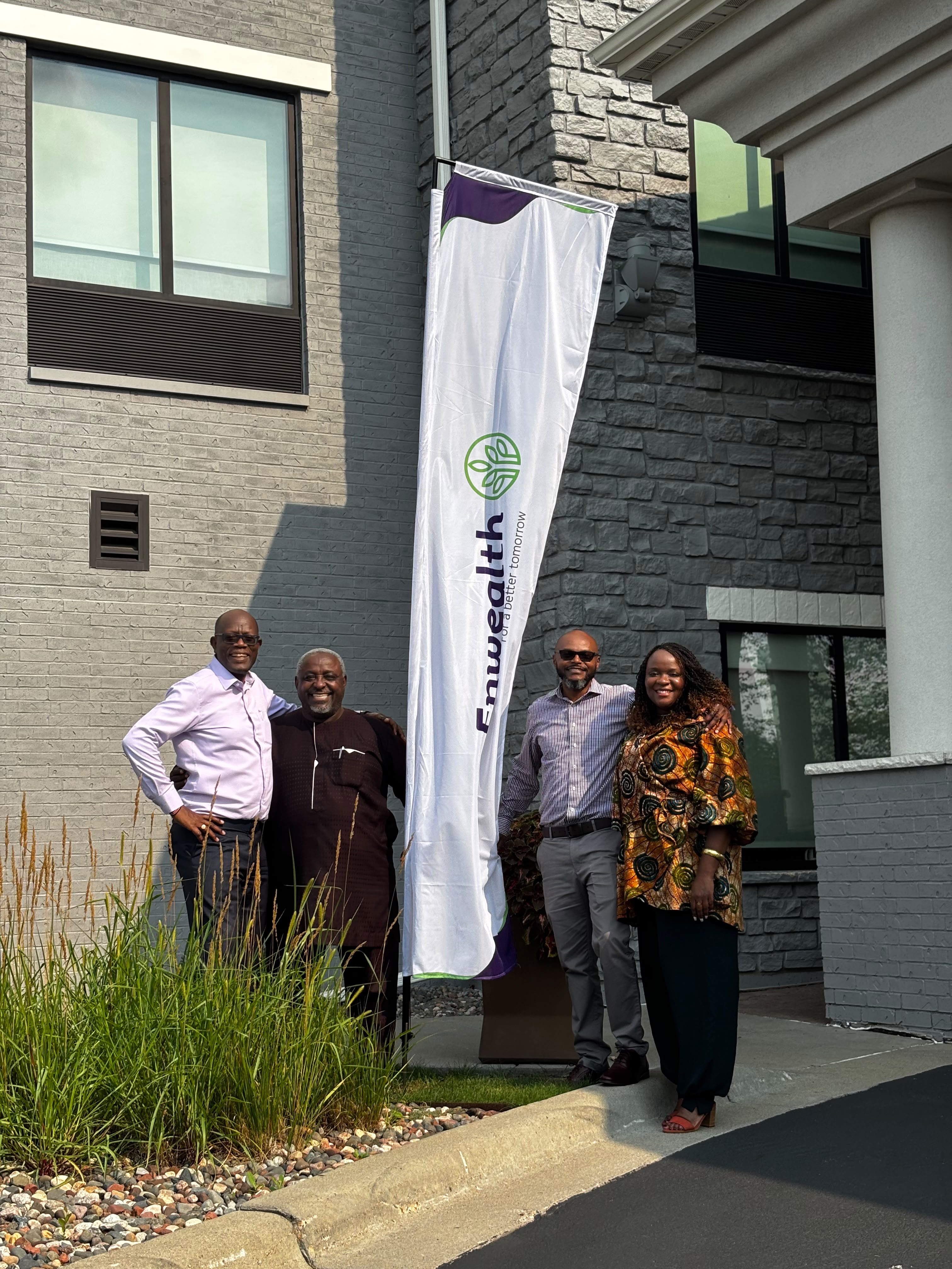 Enwealth team members at USA tour venue